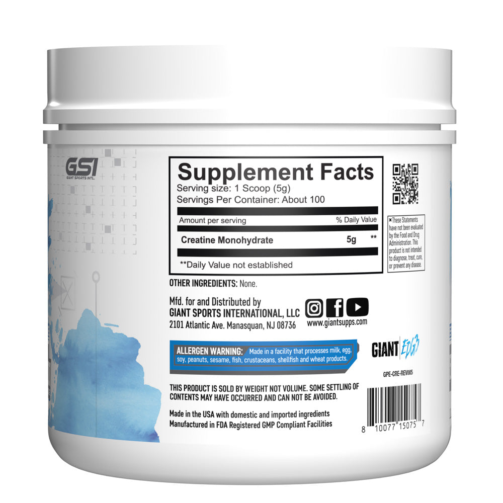 Creatine Monohydrate Powder 5G - Premium Creatine Supplement for