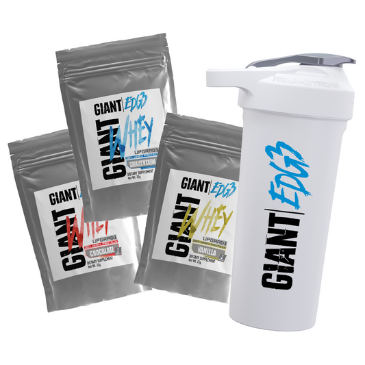 Giant Edg3 Whey Upgrad3 - MIXED Single Serve Packets - 3 Count