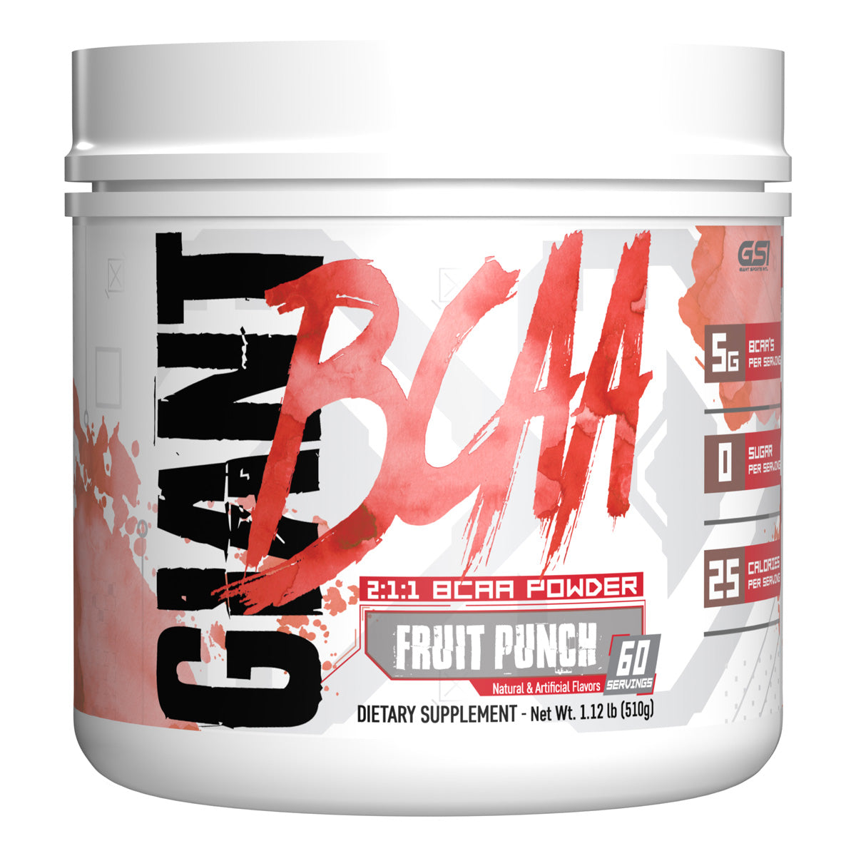 GE BCAAs Fruit Punch Supplement Powder