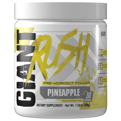 Giant Edge Rush Pre Workout container Pineapple
